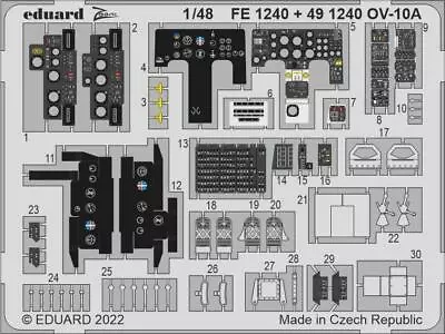 EDP491240 - Eduard Photoetch 1:48 - OV-10A (ICM) • £9.64