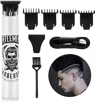 Electric Clippers Barber Grooming Kit Rechargeable Cordless Close Cutting T-Blad • $36.99