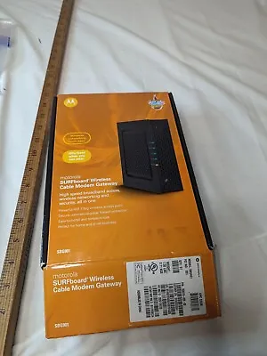 Motorola Surfboard Wireless Cable Modem Gateway Model SBG901 With Box - Untested • $9.99