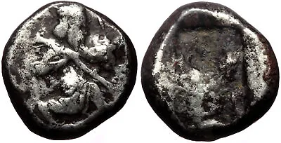 Achaemenid Silver Siglos Coin - Sardes  485-420 BC - Darios I To Xerxes II • $55