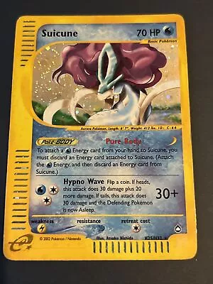 Suicune Holo (H25/H32) Aquapolis / Pokemon Card - Good Condition - English • $54.29