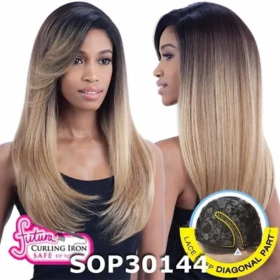 Freetress Equal Synthetic Invisible Lace Front L Part HAIR Wig Sunny Blossom • £35.89
