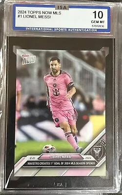 2024 Topps Now Lionel Messi #1 TCC Gem Mint 10 • $25