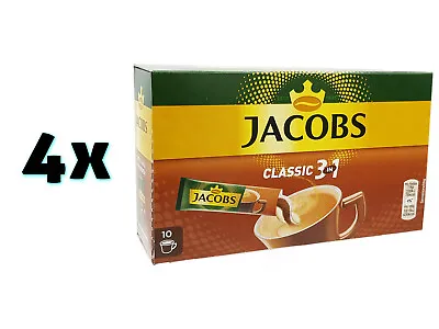 20x/40x Sachets Jacobs 3 In 1 Classic ☕ Instant Coffee Sticks ✈TRACKED SHIPPING • £31.64