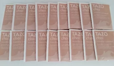 £2.99 • Buy Tazo Tea 18 Bags Chai Vanilla Caramel Flavoured Black Tea Dessert Bundle Lot