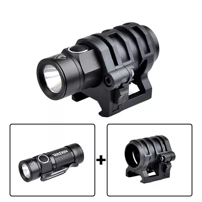 WADSN FAST Helmet Strobe Flashlight Mini ScoutLight Clamp Holder Mount 20mm Rail • $17.99