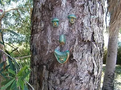 Tree Face Mould - Garden Ornament For Trees Fences Walls Etc New -  Gerald  • $37.99