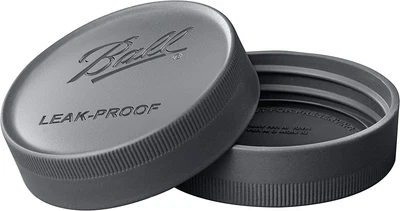 $11.50 • Buy Ball Regular Mouth Storage Jar Lids, Black 