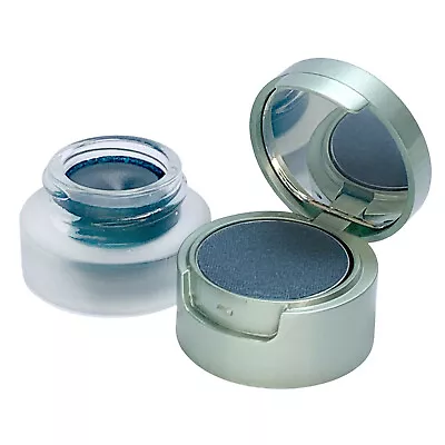 Mally Silk Eyeliner & Powder Eye Shadow Eyeshadow Duo TIDAL WAVE (Blue) NWOB • $7.99