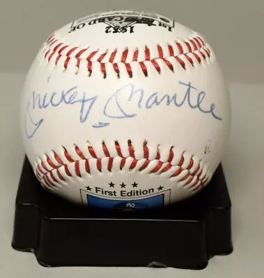 Mickey Mantle Signed UDA Baseball New York Yankees 1952 Topps RC UPPER DECK/JSA • $3999.99