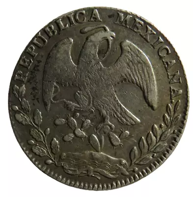 1863 Mexico Silver 8 Reals Coin • £62.44