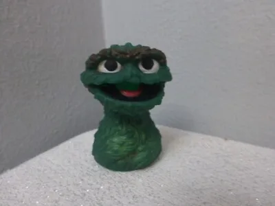 Vintage Sesame Street Oscar The Grouch Finger Puppet Muppets Inc Hong Kong 2.5  • $11.99