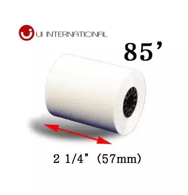 2-1/4  X 85' THERMAL PAPER ROLL FOR CREDIT CARD TERMINAL 100Rolls • $64.99