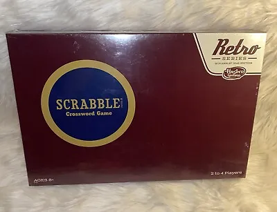 SCRABBLE CROSSWORD GAME Retro Series By Hasbro Based On 1949 Edition • $16.49
