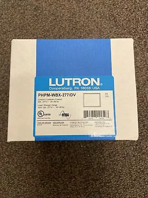 Lutron PHPM-WBX-277/DV Phase Adaptive Power Module 220-277V White Dimming  • $60