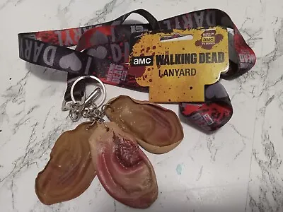 The Walking Dead Neck Lanyard Daryl Dixon Bloody Ear Zombie Walker Prop Replica • $16