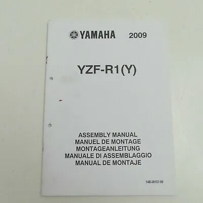 Yamaha YZF R1 2009 Montageanleitung Technik Leitfaden Handbuch A1786 • £15.28