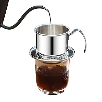 Vietnamese Coffee Drip Filter Coffee Maker Stainless Steel Pour Over Coffee Drip • $28.32