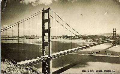 San Francisco California(CA) Golden Gate Bridge UNP Chrome Vintage Postcard • $6.89