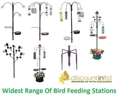 £19.95 • Buy Deluxe Premium Traditional Bird Feeding Station With Feeders Wild Feed Solar