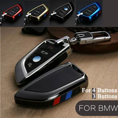 ABS Car Key Fob Case Cover Holder For BMW X1 X2 X3 X4 X5 X6 X7 5 6 7 Series F30 • $35.50