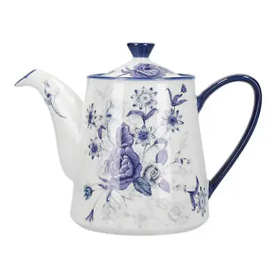 London Pottery Blue Rose 4 Cup Teapot • £38.95
