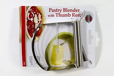 1 Norpro Stainless Steel Pastry Cutter And Dough Blender With Thumb Support 3252 • $10.50