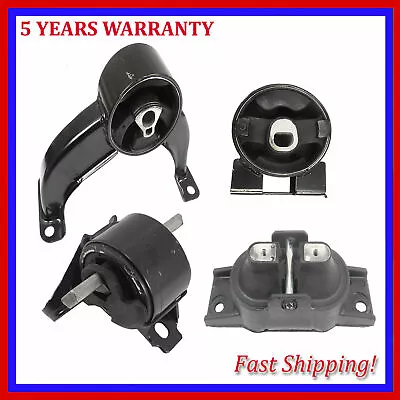 For Dodge Journey 09-10 2.4L 3.5L MotorKing Engine Motor & Trans Mount Set 4PCS • $83.24