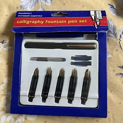 Calligraphy Fountain Pen Set. • £5