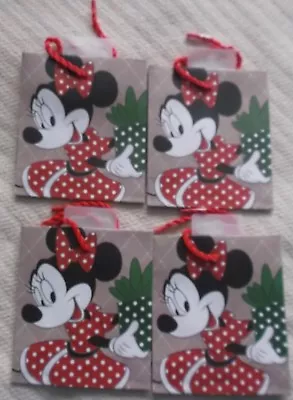 Hallmark Minnie Mouse Christmas Gift Bags (4) - X-small - New • $5.99