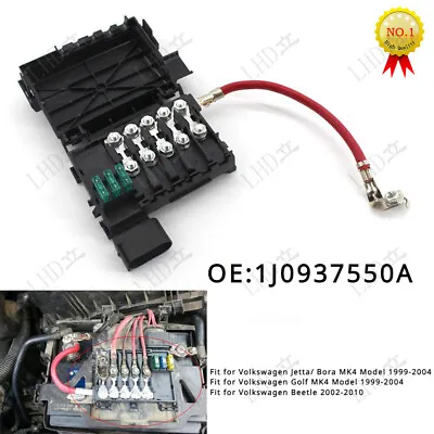 1 Pc Fuse Box Battery Terminal 1J0937550A For 1999-04 VW Jetta Golf Mk4 Beetle- • $24.56