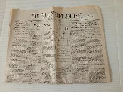 $5.99 • Buy Wall Street Journal Pacific Coast Edition June 12 1978 Hoffa Case