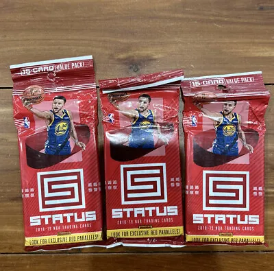 2018-19 Status Basketball Red Cello Packs LOT X 3 🔥🔥 Luka RC ? 45 Cards • $45