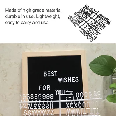  Magnetic Alphabet Board Plastic Numbers Symbols Felt Letter Message • £12.49