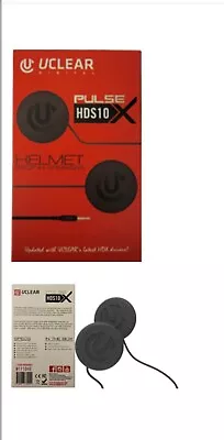 UClear HDS10X Helmet Speakers 40mm Diameter 3.5mm Jack 111046 • $54.95