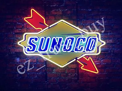 New Sunoco Racing Car Gas Oils Station Gasoline Neon Sign 24 X20  • $209.79