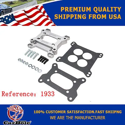 Aluminum Carburetor Adapter 2-Barrel To 4-Barrel Plate 1933 Carburetor Adapter • $22.99