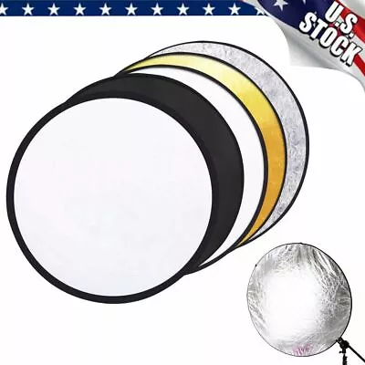 12/23'' 5-in-1 Photography Studio Multi Disc Photo Collapsible Light Reflector • $7.82