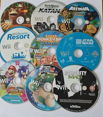 £4.99 • Buy Nintendo Wii Games - Disc Only - Multi Listing - Large Selection - Free P&P