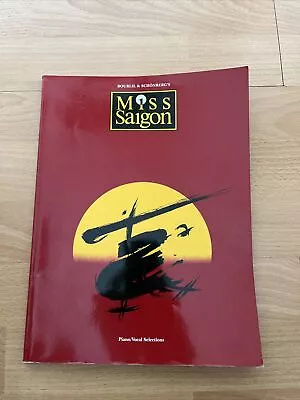 Miss Saigon The Musical Theatre Piano Vocal Guitar Chord  Vocal Selections • £5