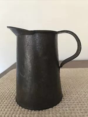 Vintage Hand Made Metal Small Water Pitcher 5” • $5