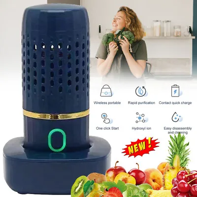 $38.89 • Buy Auto Fruit Vegetable Washing Machine Reside Food Purifier Residues Removes AU