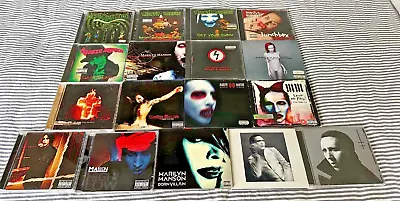 MARILYN MANSON 17 CD LOT! Spooky Kids Choklit Cows CD/DVD Pale Emperor MORE! • $99.99