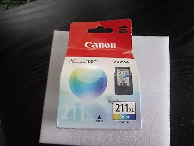 Genuine Canon CL-211 XL Color Ink Cartridge Retail Box - FREE SHIPPING • $19