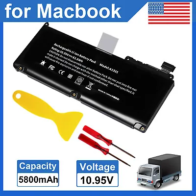 A1331 Battery For Apple MacBook 13  A1342 White Unibody Late 2009 Mid 2010 64Wh • $20.99