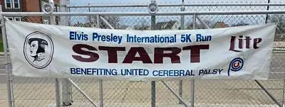 Official Elvis Presley International 5k Run Start Starting Line Banner Ucp • $999.99