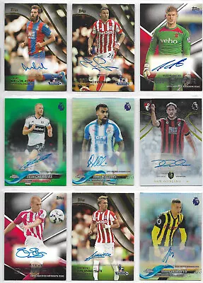 Topps - Premier League - Autograph & Relic Card Selection NM • £17.50