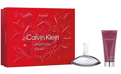 Calvin Klein Euphoria Gift Set 50ml EDP Spray & 100ml Body Lotion; FREE DELIVERY • £56