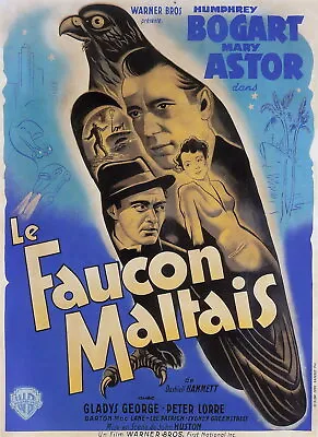 72419 THE MALTESE FALCON Movie Wall 16x12 POSTER Print • $13.95