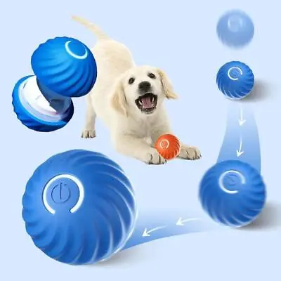 USB Electronic Smart Dog Toy Ball  Interactive Pet Automatic Moving Ball Gift • $8.99